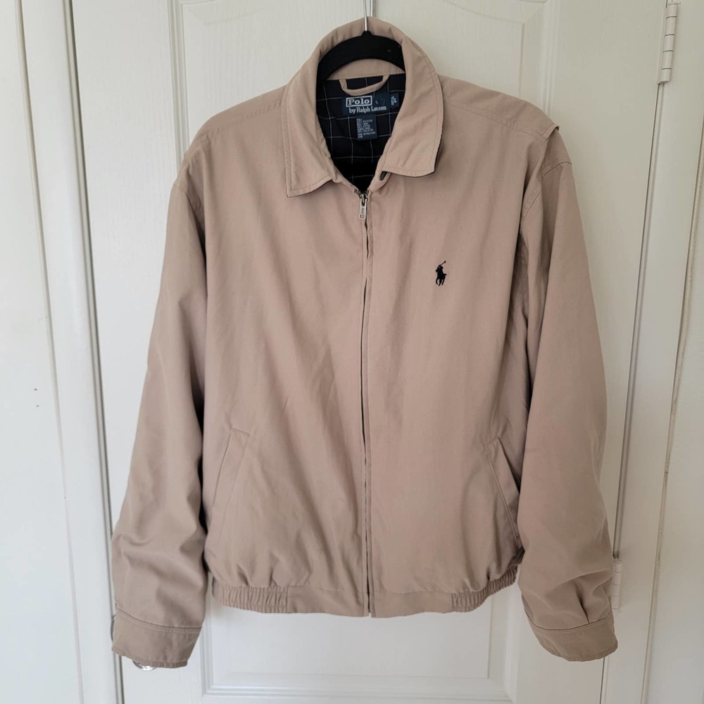Polo Ralph Lauren Khaki Spring Jacket Large